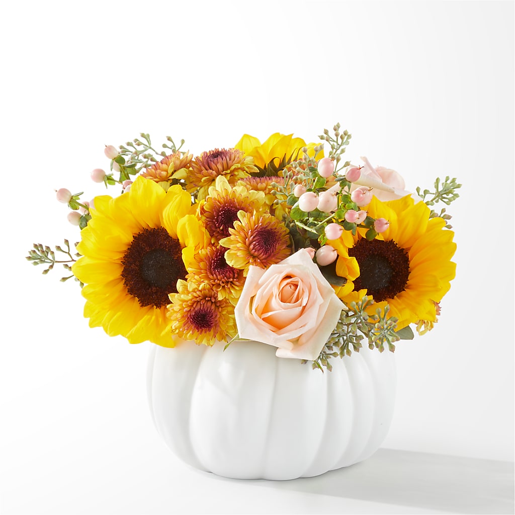 Pumpkin to Talk About Bouquet – SIXTO'S FLOWER SHOP, Union City NJ