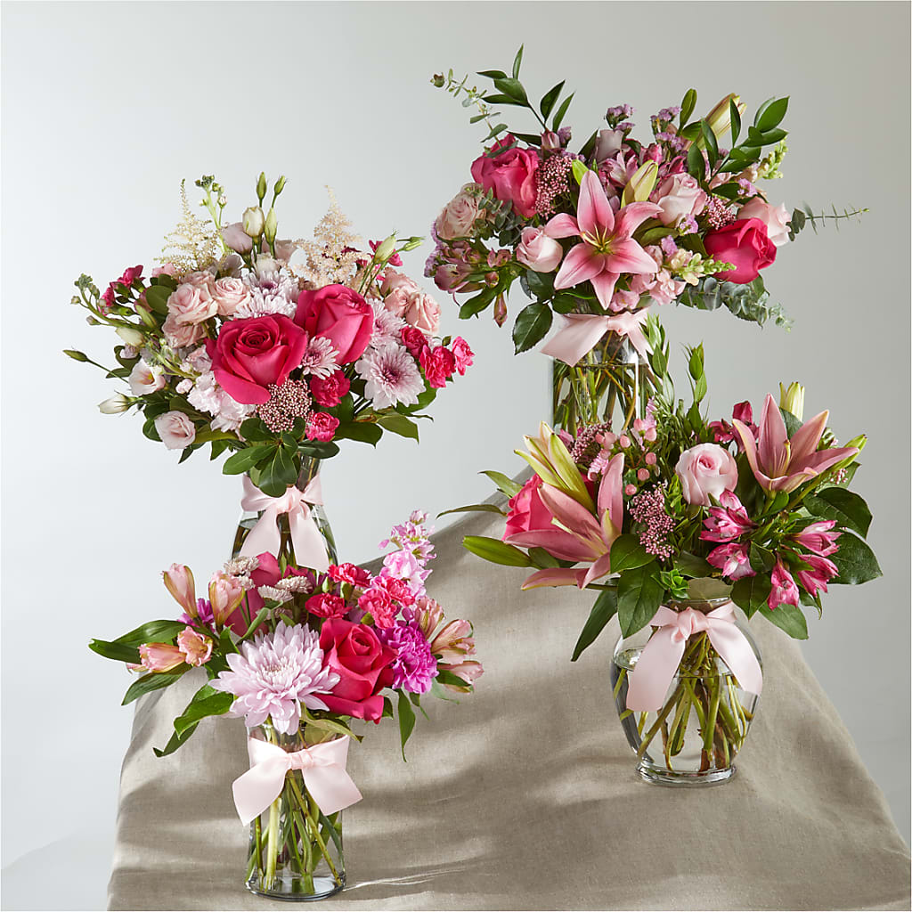 Pink Ribbon - A Florist Original – SIXTO'S FLOWER SHOP, Union City NJ
