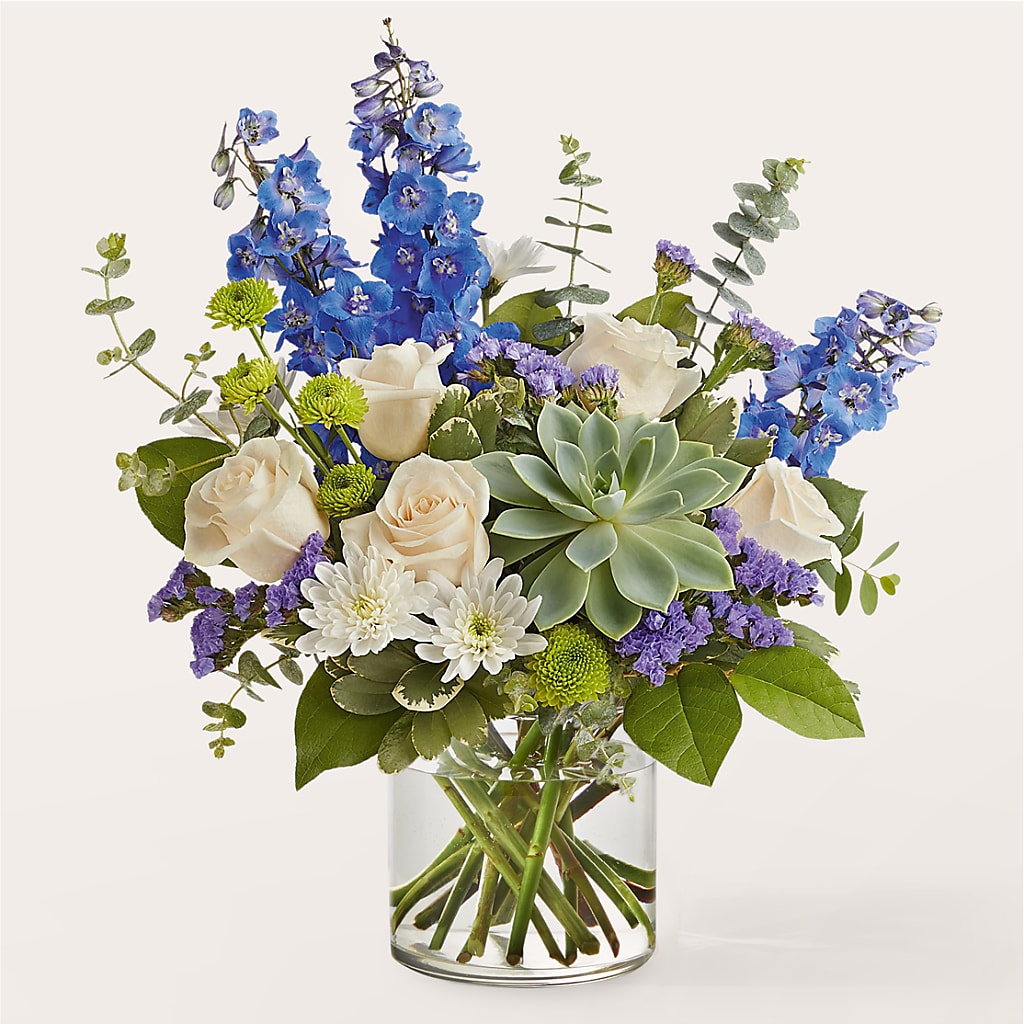Cerulean Waves Bouquet – SIXTO'S FLOWER SHOP, Union City NJ