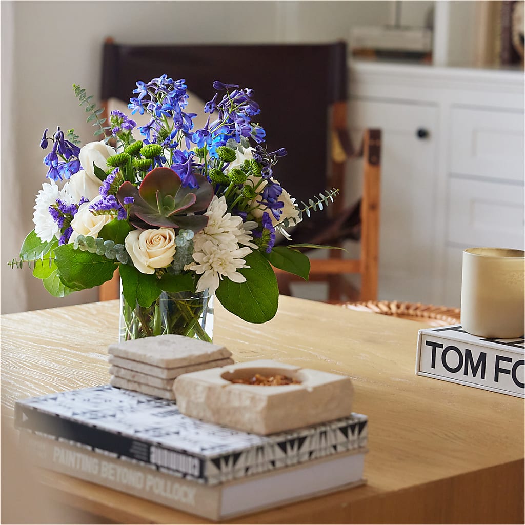 Cerulean Waves Bouquet – SIXTO'S FLOWER SHOP, Union City NJ
