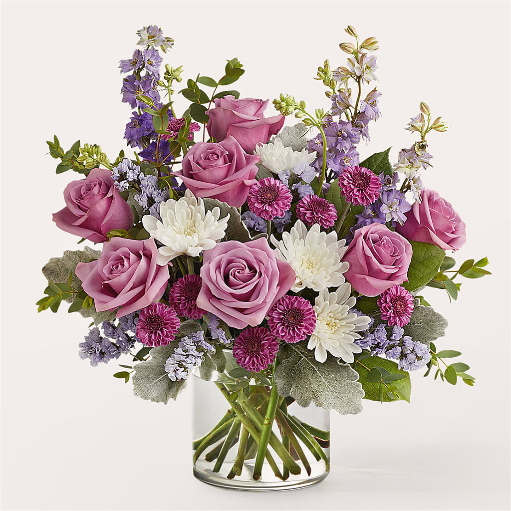 Violet Frost Bouquet – SIXTO'S FLOWER SHOP, Union City NJ