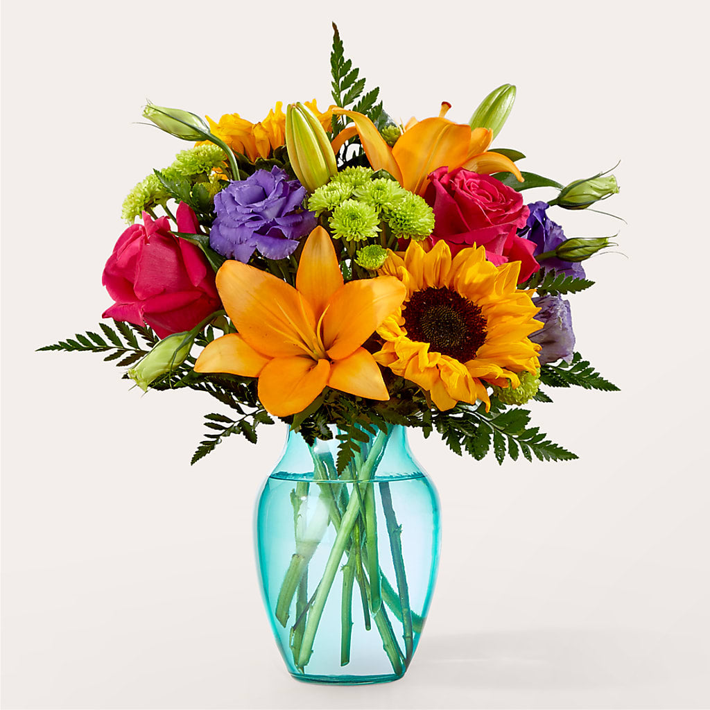 Double Rainbow Bouquet – SIXTO'S FLOWER SHOP, Union City NJ