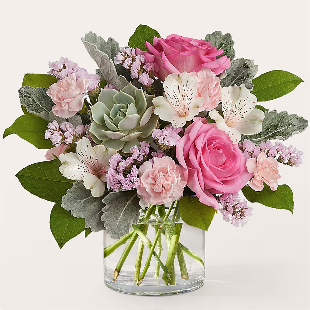 Dusty Rose Bouquet – SIXTO'S FLOWER SHOP, Union City NJ