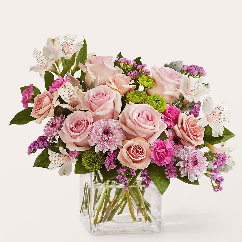Pink Suede Bouquet – SIXTO'S FLOWER SHOP, Union City NJ