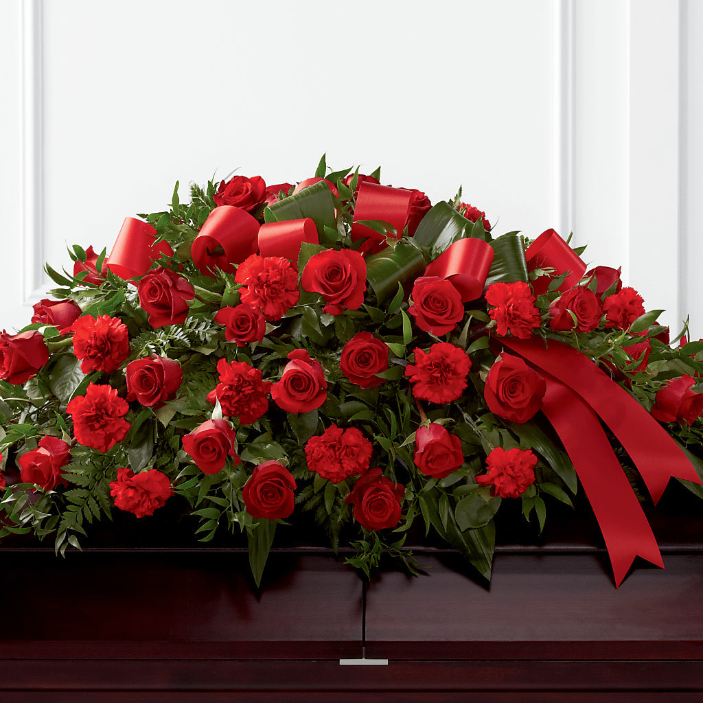 Tribute of Life Casket Spray – SIXTO'S FLOWER SHOP, Union City NJ