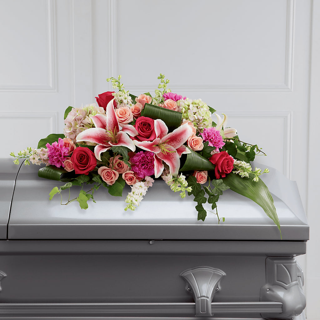 Splendid Grace Casket Spray – SIXTO'S FLOWER SHOP, Union City NJ