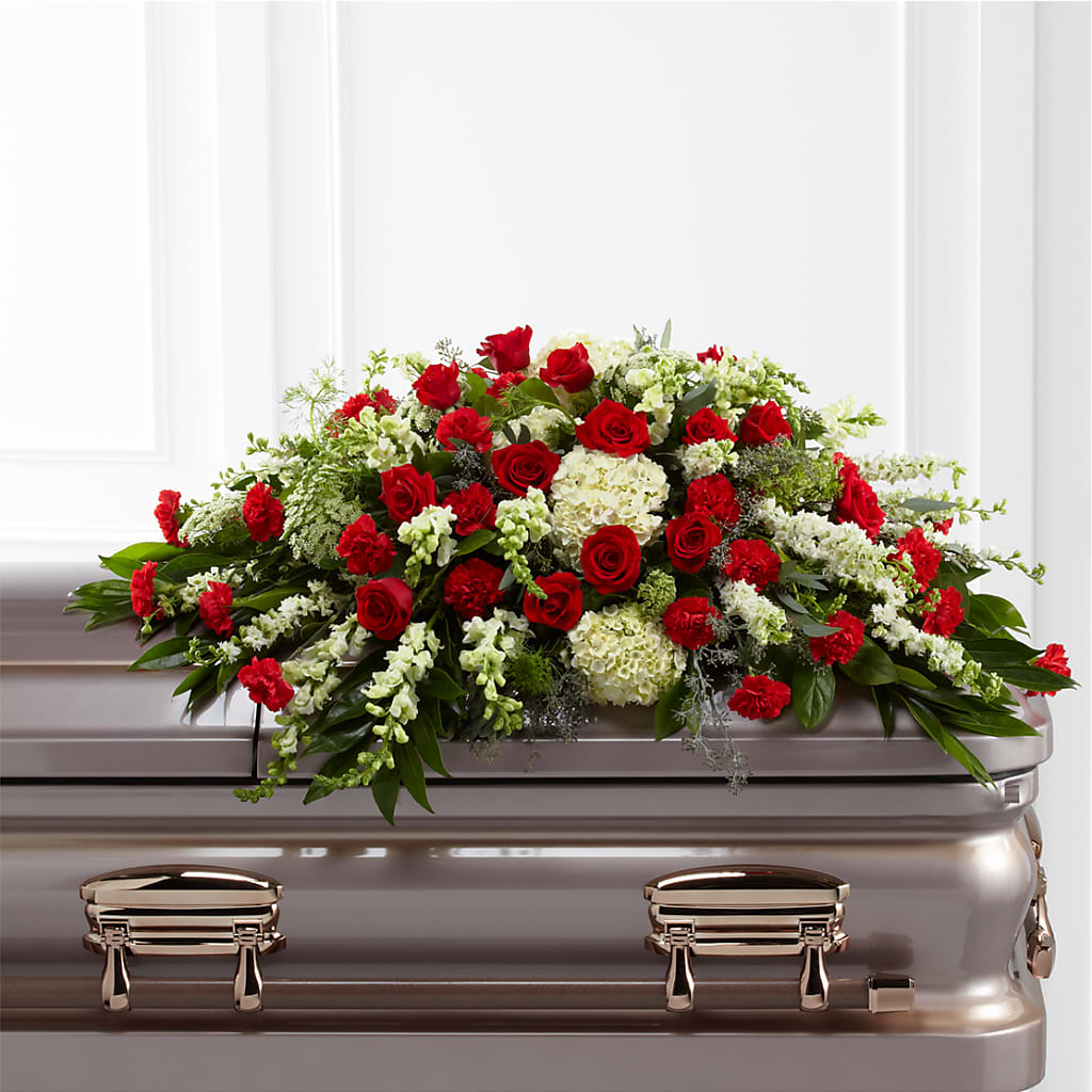 Sincerity Casket Spray – SIXTO'S FLOWER SHOP, Union City NJ