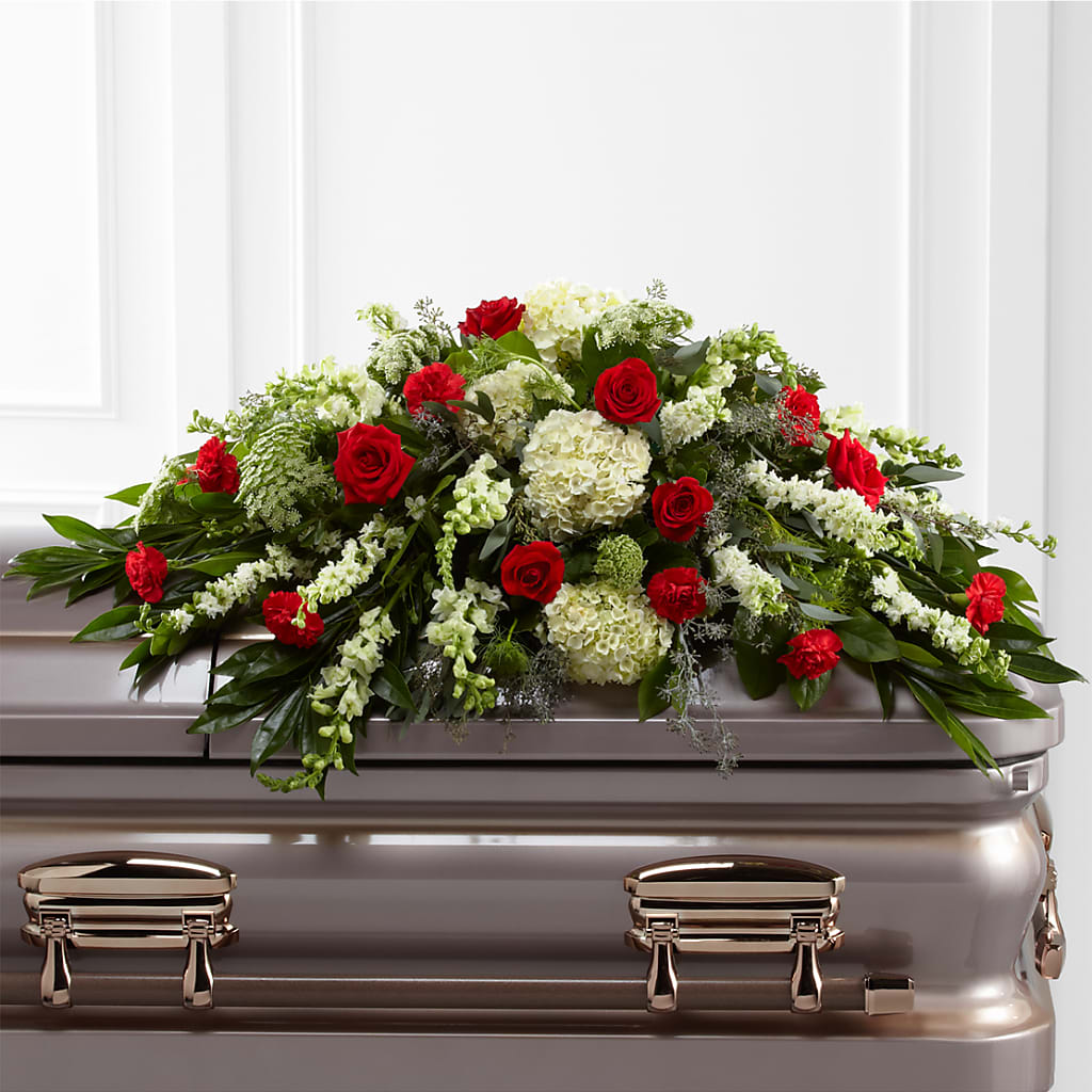 Sincerity Casket Spray – SIXTO'S FLOWER SHOP, Union City NJ