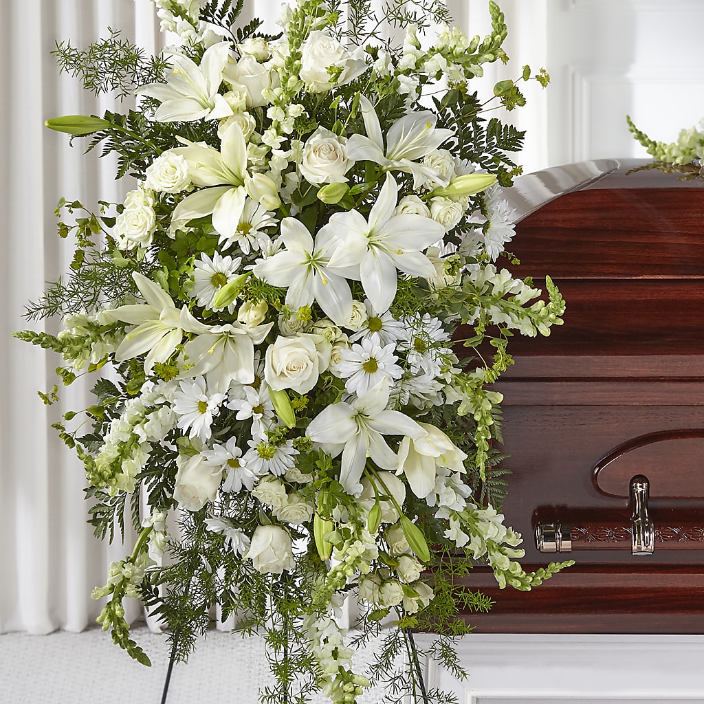 Loving Thoughts Standing Spray – SIXTO'S FLOWER SHOP, Union City NJ