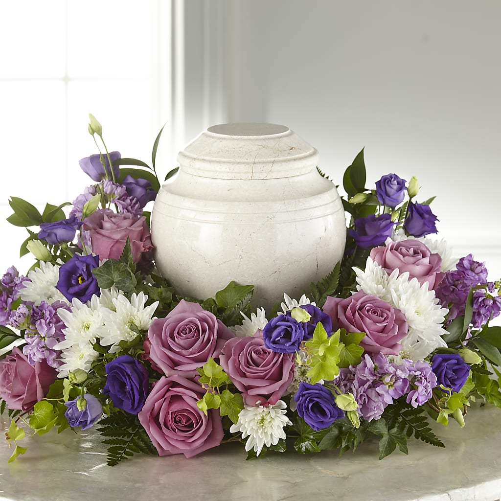 Blooming Sympathy Cremation Adornment – SIXTO'S FLOWER SHOP, Union City NJ