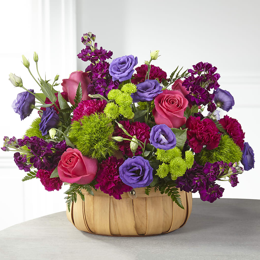 Serene Sanctuary Basket – SIXTO'S FLOWER SHOP, Union City NJ