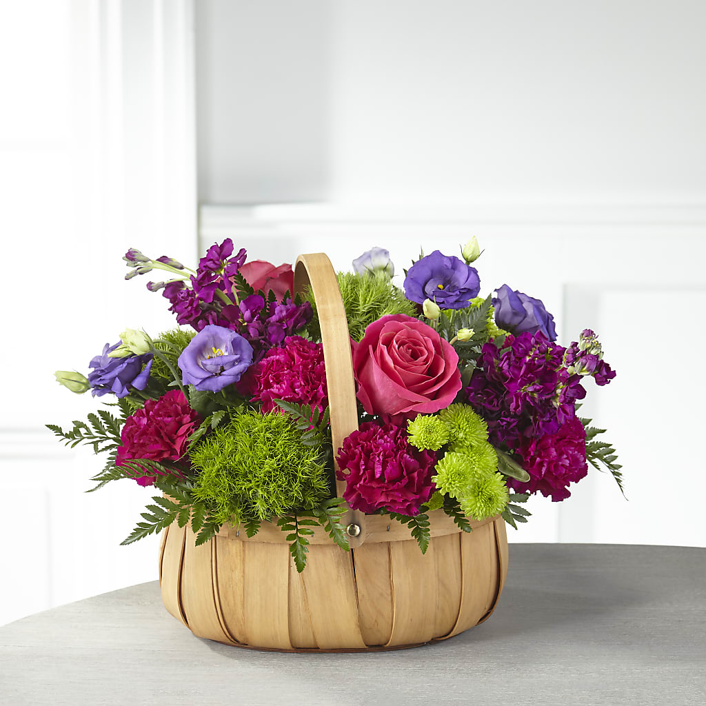 Serene Sanctuary Basket – SIXTO'S FLOWER SHOP, Union City NJ