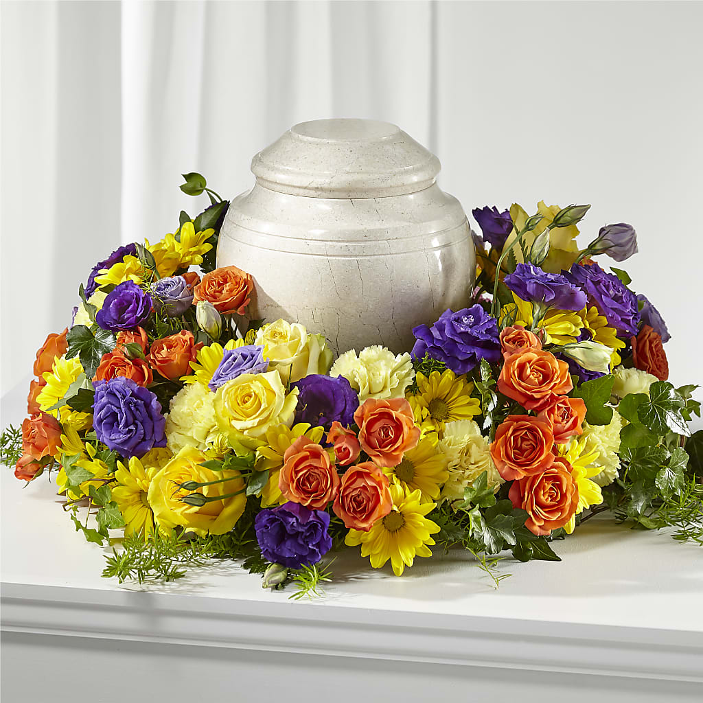 Blossoms of Remembrance Cremation Adornment – SIXTO'S FLOWER SHOP, Union City NJ