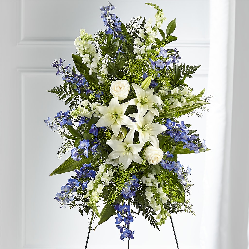 Faithful Friend Standing Spray – SIXTO'S FLOWER SHOP, Union City NJ