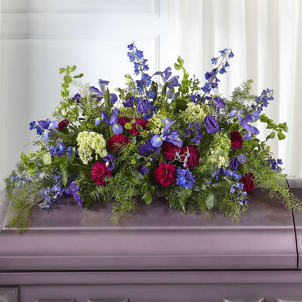 Always Treasured Casket Spray – SIXTO'S FLOWER SHOP, Union City NJ