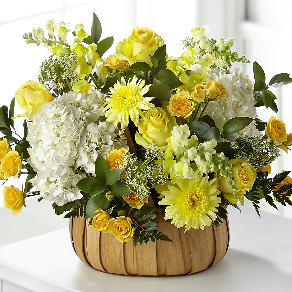 Rustic Remembrance Basket – SIXTO'S FLOWER SHOP, Union City NJ