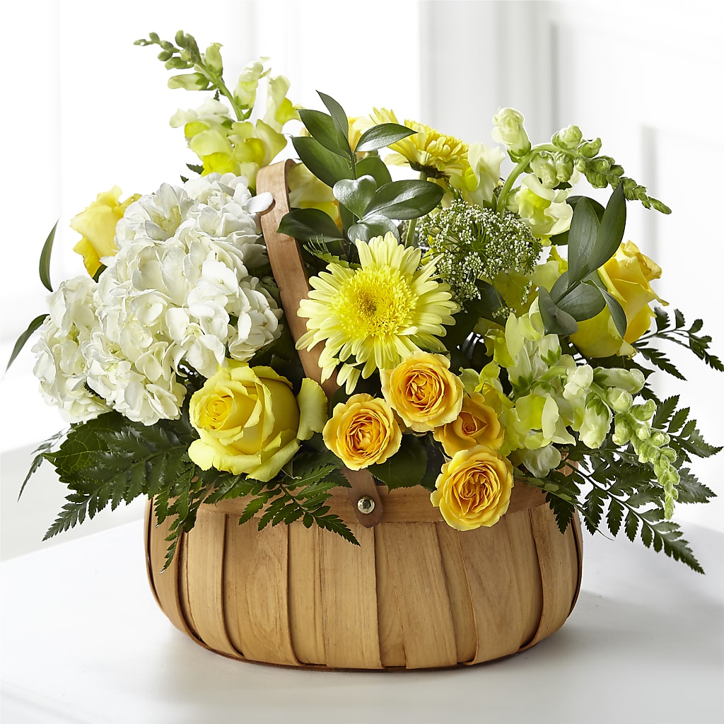 Rustic Remembrance Basket – SIXTO'S FLOWER SHOP, Union City NJ