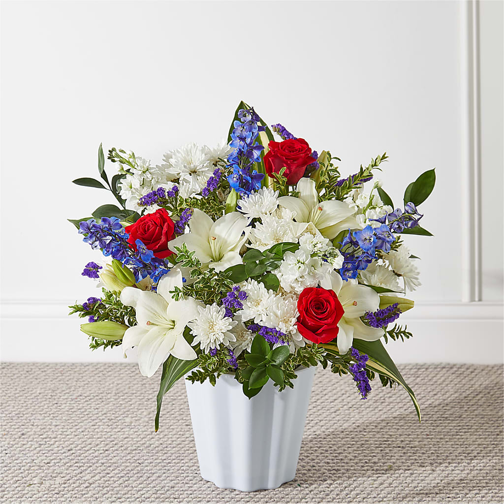 Consoled Floor Basket – SIXTO'S FLOWER SHOP, Union City NJ