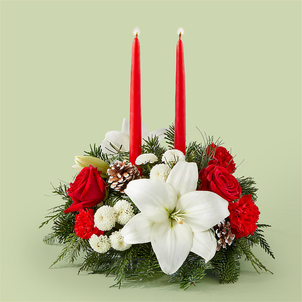 Seasonal Festivities Centerpiece – SIXTO'S FLOWER SHOP, Union City NJ