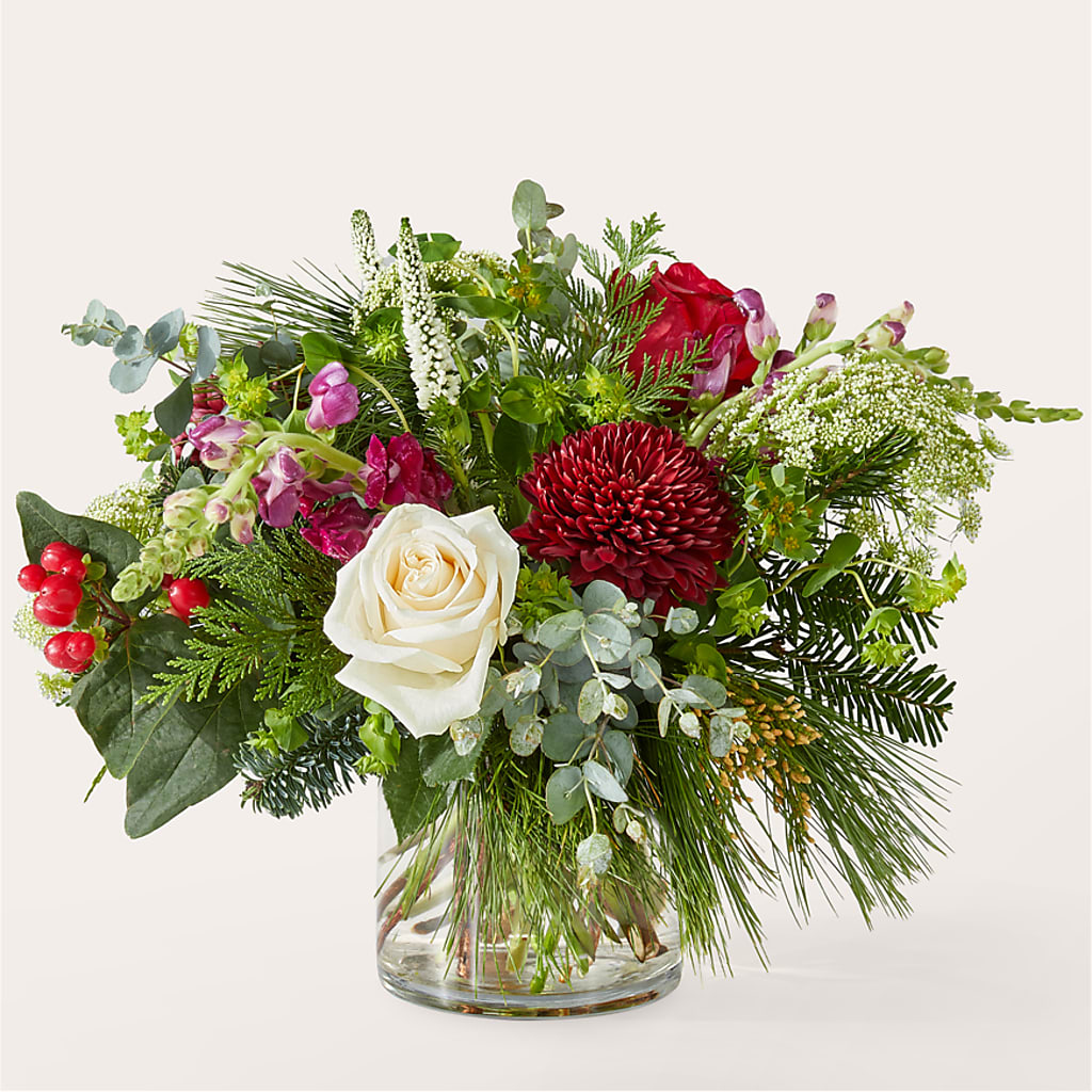 Cranberry Fizz Bouquet – SIXTO'S FLOWER SHOP, Union City NJ