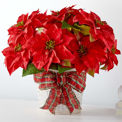 Happiest Holidays Poinsettia – SIXTO'S FLOWER SHOP, Union City NJ