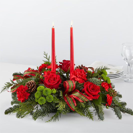 By the Candlelight Centerpiece – SIXTO'S FLOWER SHOP, Union City NJ