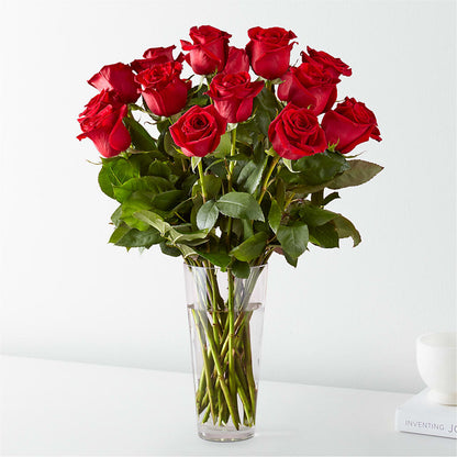 Long Stem Red Rose Bouquet – SIXTO'S FLOWER SHOP, Union City NJ