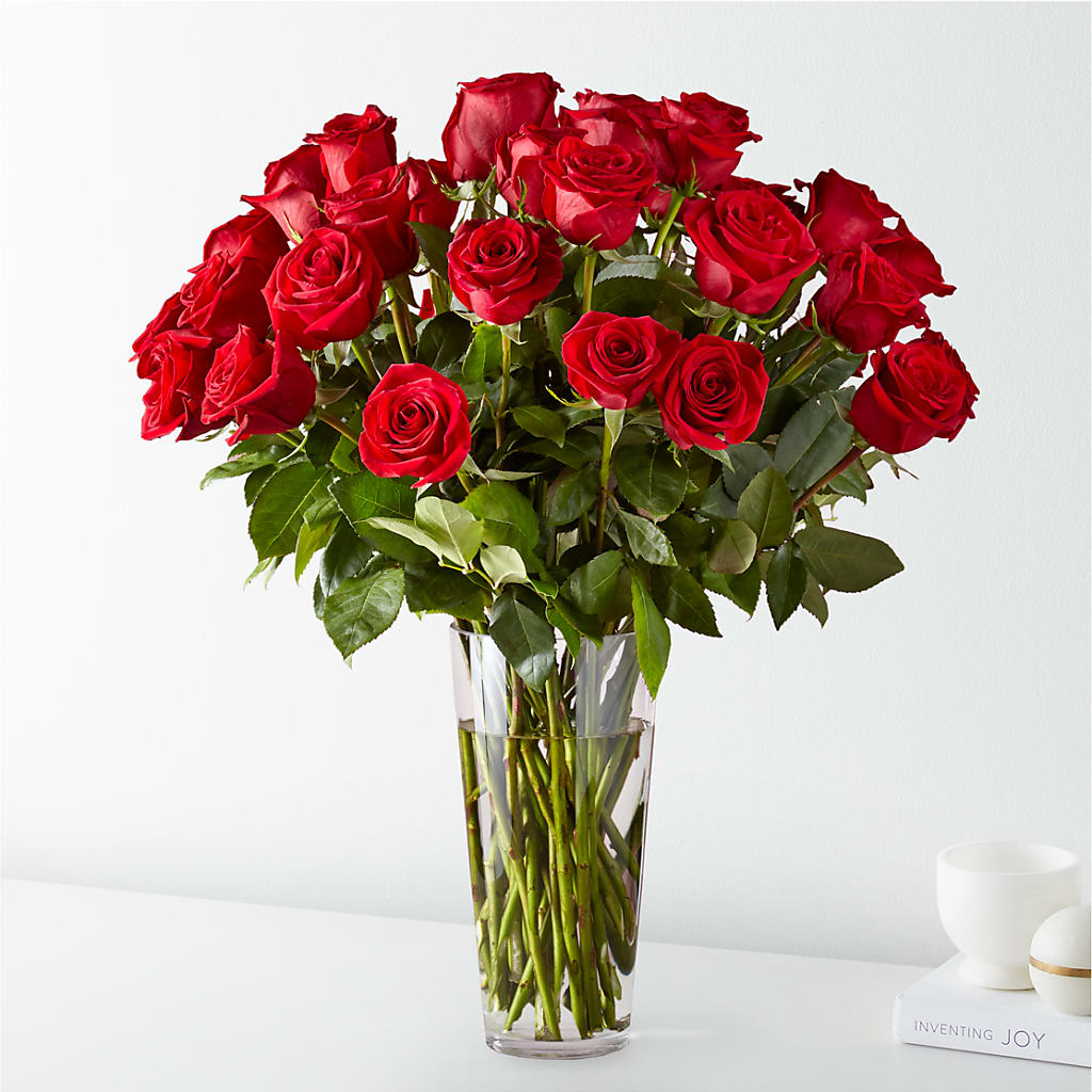 Long Stem Red Rose Bouquet – SIXTO'S FLOWER SHOP, Union City NJ
