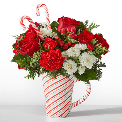 Peppermint Swirl Mug – SIXTO'S FLOWER SHOP, Union City NJ