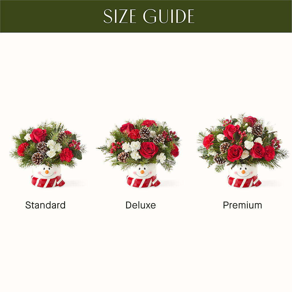 Jolly Snowman Bouquet – SIXTO'S FLOWER SHOP, Union City NJ