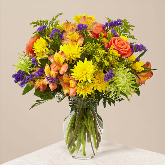 Marmalade Skies Bouquet – SIXTO'S FLOWER SHOP, Union City NJ