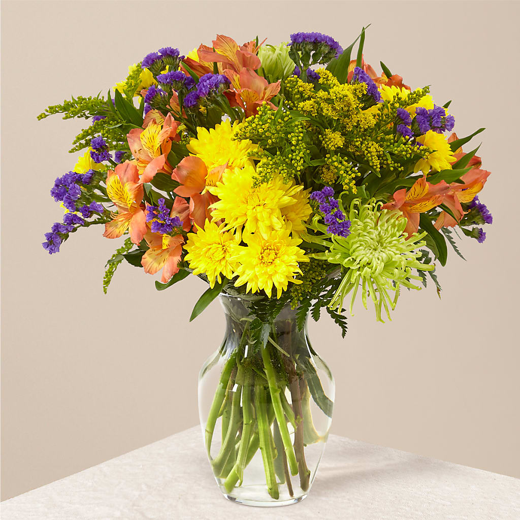 Marmalade Skies Bouquet – SIXTO'S FLOWER SHOP, Union City NJ