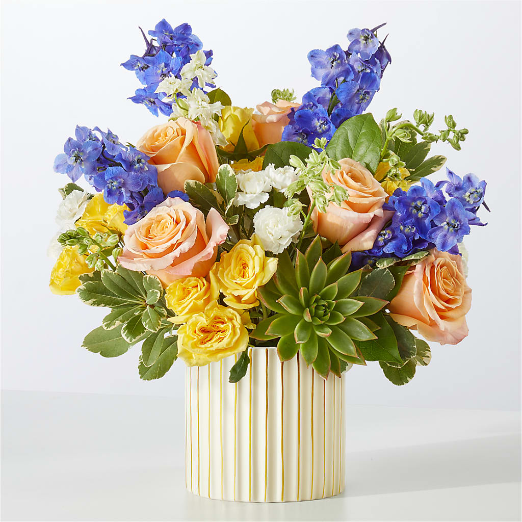 Cobalt Reverie Bouquet – SIXTO'S FLOWER SHOP, Union City NJ
