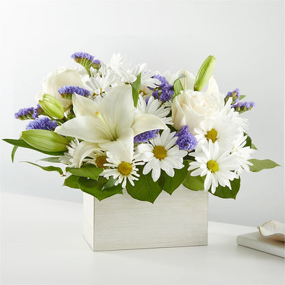 Beyond Blue Box Bouquet – SIXTO'S FLOWER SHOP, Union City NJ