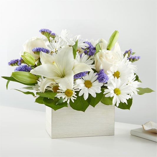 Beyond Blue Box Bouquet – SIXTO'S FLOWER SHOP, Union City NJ