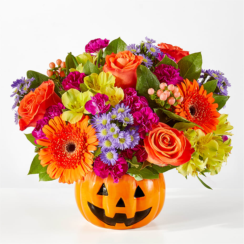Tricks & Treats Pumpkin – SIXTO'S FLOWER SHOP, Union City NJ