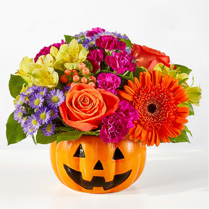 Tricks & Treats Pumpkin – SIXTO'S FLOWER SHOP, Union City NJ