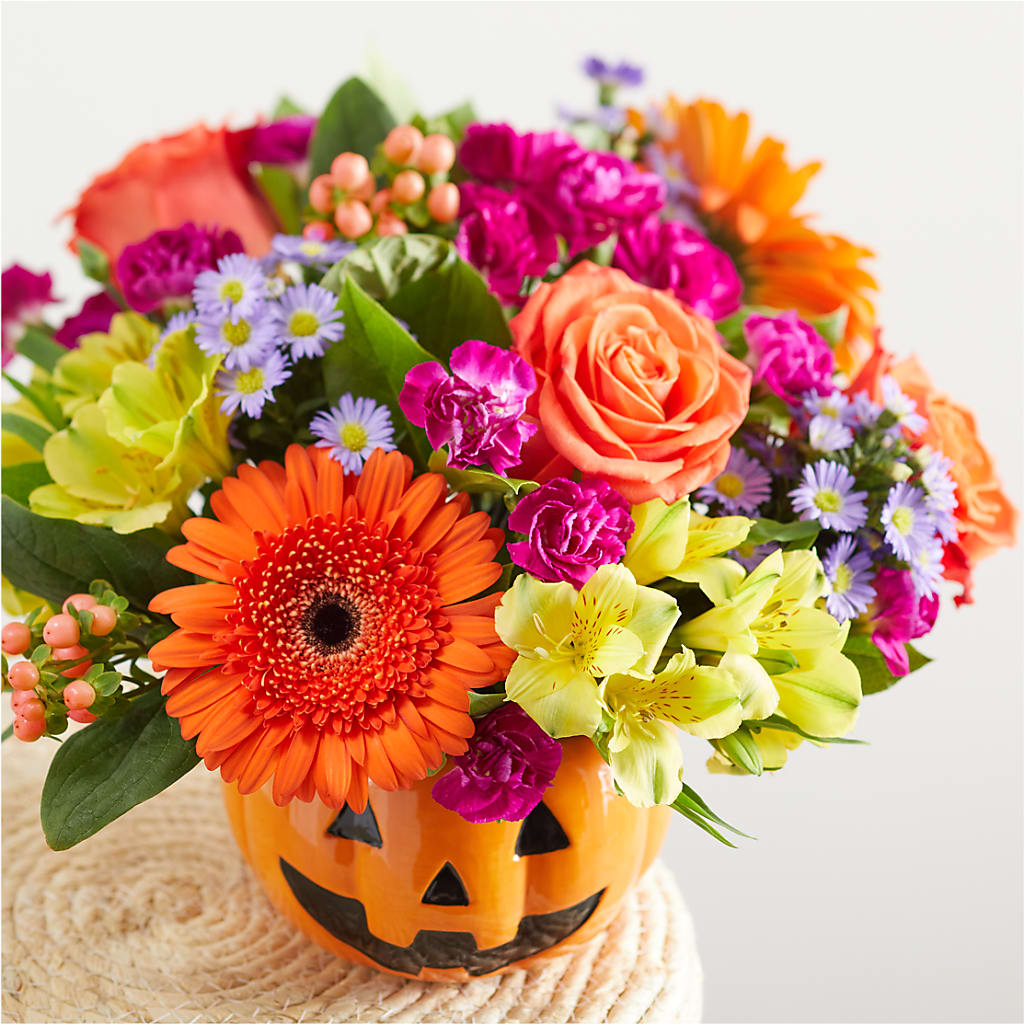 Tricks & Treats Pumpkin – SIXTO'S FLOWER SHOP, Union City NJ
