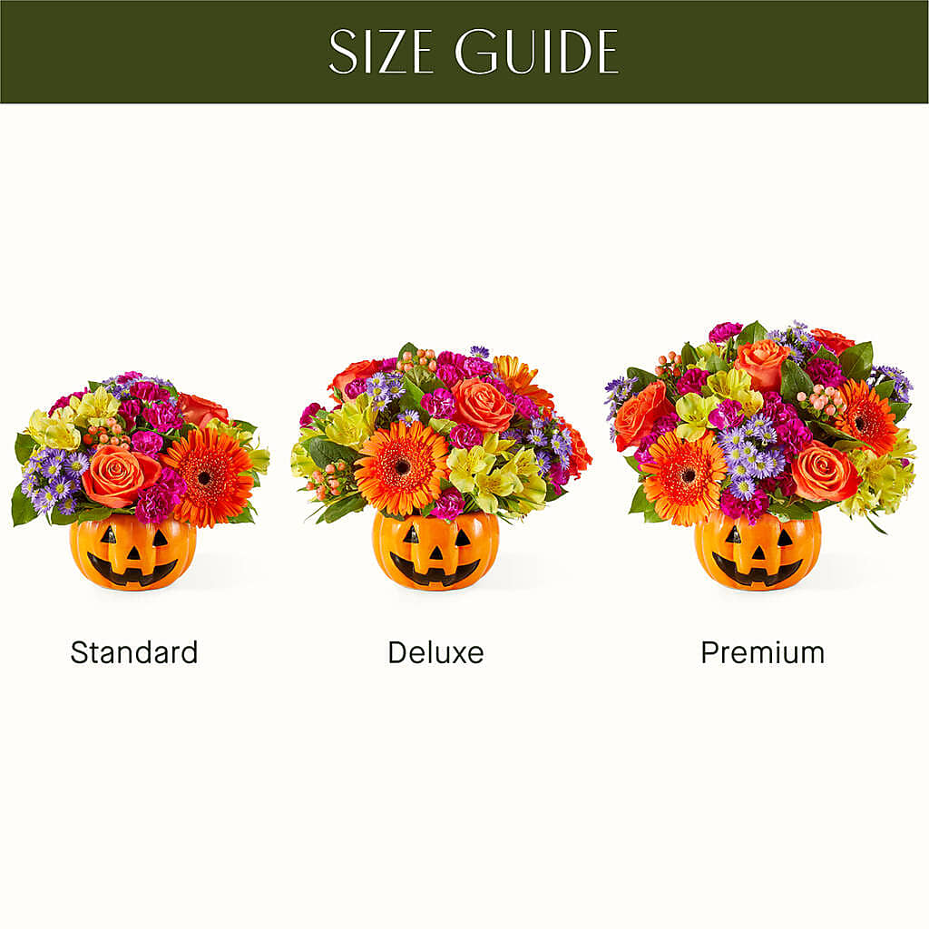 Tricks & Treats Pumpkin – SIXTO'S FLOWER SHOP, Union City NJ