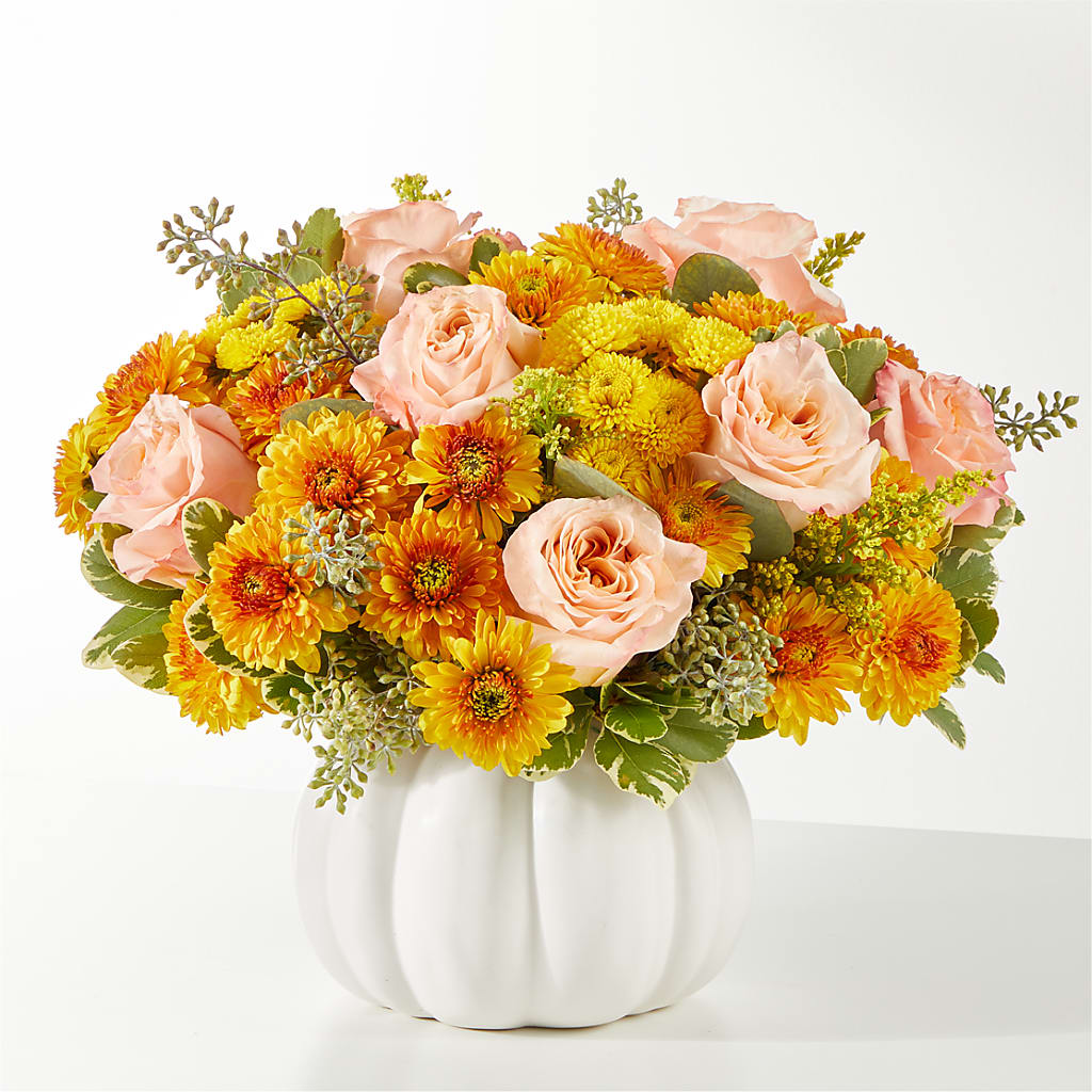 Peachy Pumpkin – SIXTO'S FLOWER SHOP, Union City NJ