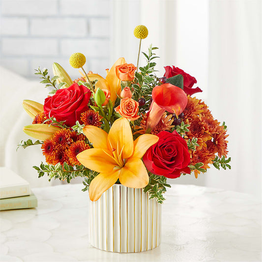 Scarlet Skies Bouquet – SIXTO'S FLOWER SHOP, Union City NJ