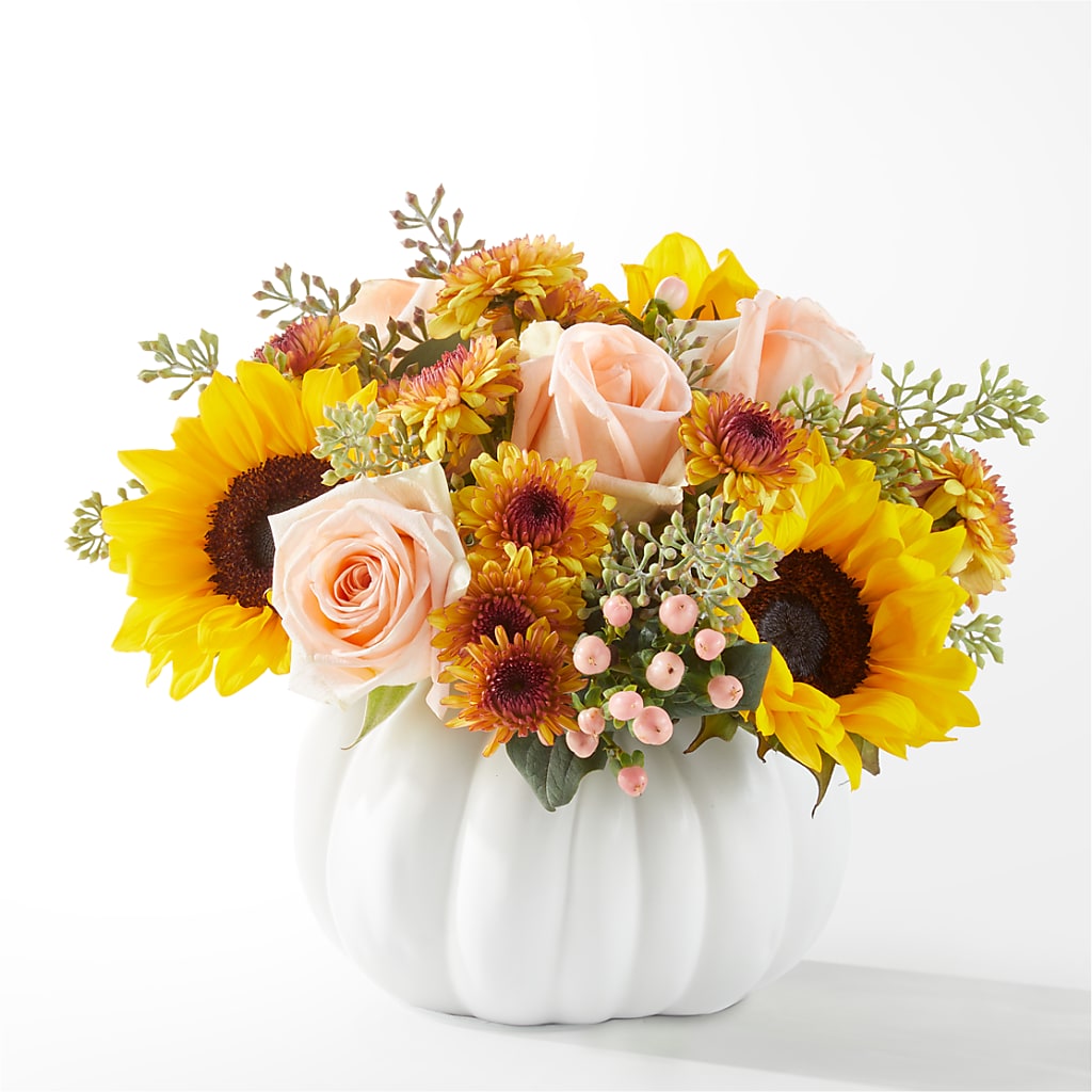 Pumpkin to Talk About Bouquet – SIXTO'S FLOWER SHOP, Union City NJ