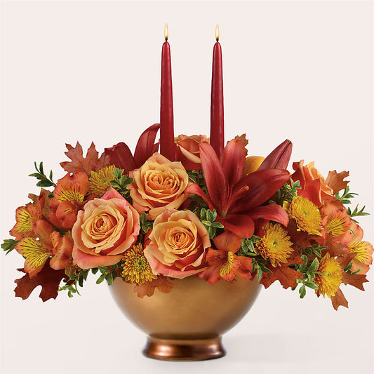 Harvest Table Centerpiece – SIXTO'S FLOWER SHOP, Union City NJ