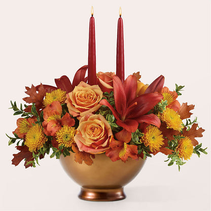 Harvest Table Centerpiece – SIXTO'S FLOWER SHOP, Union City NJ