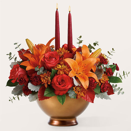 Fruits of Fall Centerpiece – SIXTO'S FLOWER SHOP, Union City NJ