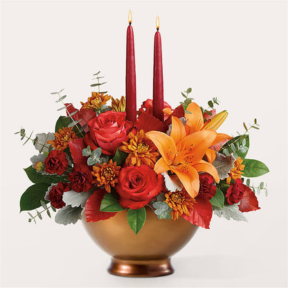 Fruits of Fall Centerpiece – SIXTO'S FLOWER SHOP, Union City NJ