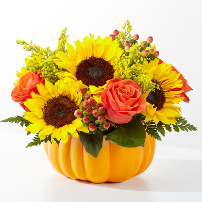 Pick of the Patch Pumpkin Bouquet – SIXTO'S FLOWER SHOP, Union City NJ