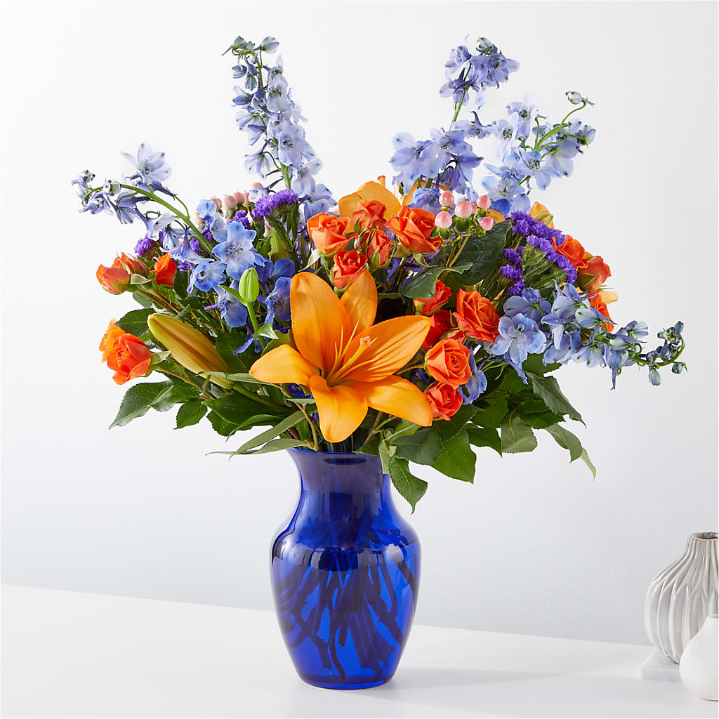 Radiant Citrus Bouquet – SIXTO'S FLOWER SHOP, Union City NJ