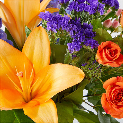 Radiant Citrus Bouquet – SIXTO'S FLOWER SHOP, Union City NJ