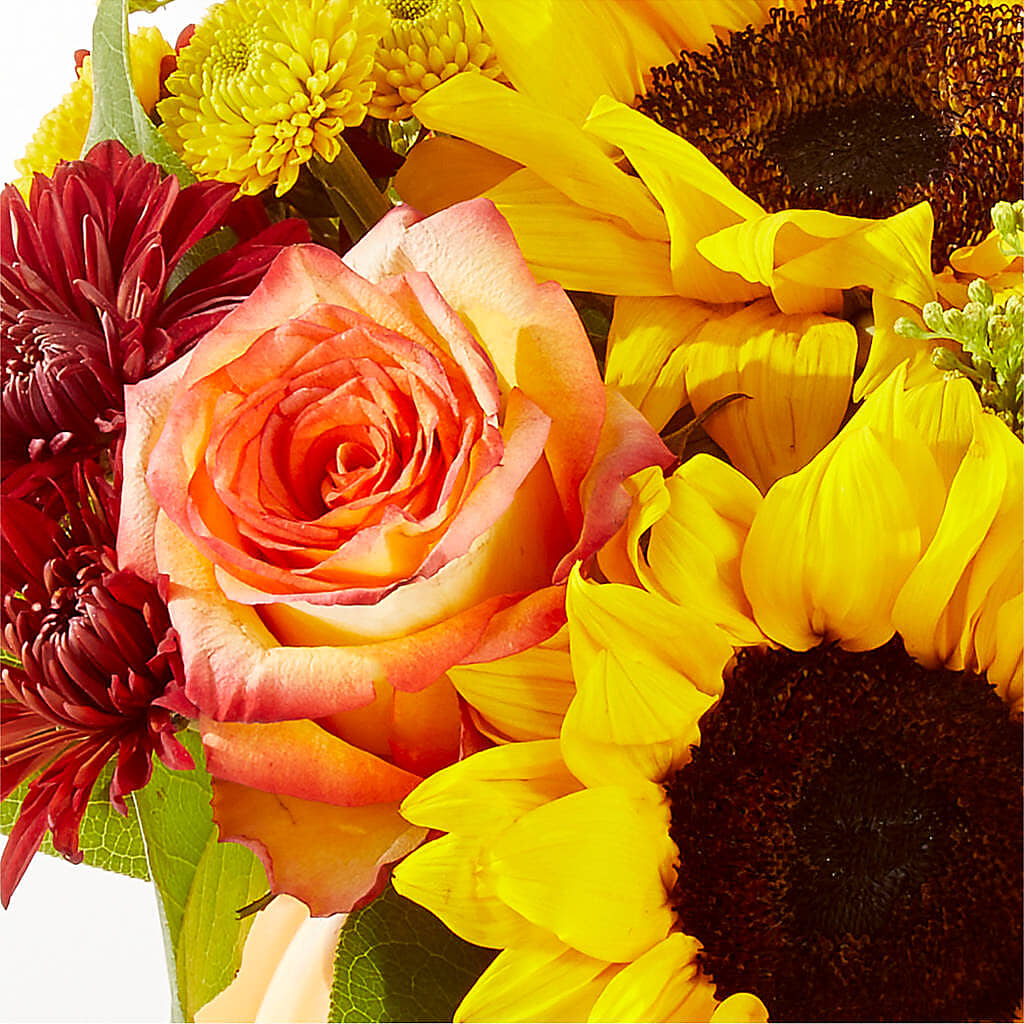Golden Gourd Pumpkin Bouquet – SIXTO'S FLOWER SHOP, Union City NJ